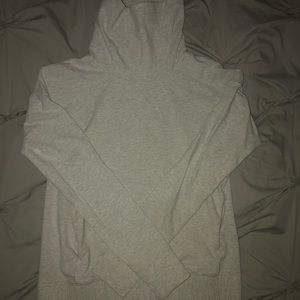 Lululemon grey turtleneck sweatshirt